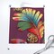 Purple Antique Birds Palm Jungle Tropical Magenta Burgundy Wine Mauve Botanical Parrot Victorian Edwardian Art Nouveau Large Scale Custom Removable Wallpaper by Spoonflower Peel & Stick Wallpaper 2FT Wide